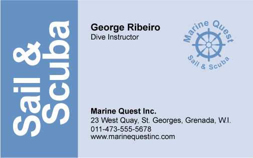 Marine Quest Business Card